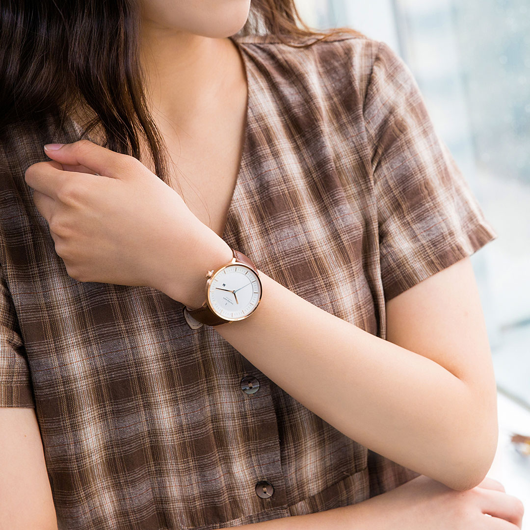 【限時加碼・贈原廠錶帶】現貨 ND手錶 Philosopher 哲學家 36mm 玫瑰金殼×白面 復古棕真皮錶帶 Nordgreen 北歐設計師手錶 PH36RGLEBRXX 熱賣中!_3