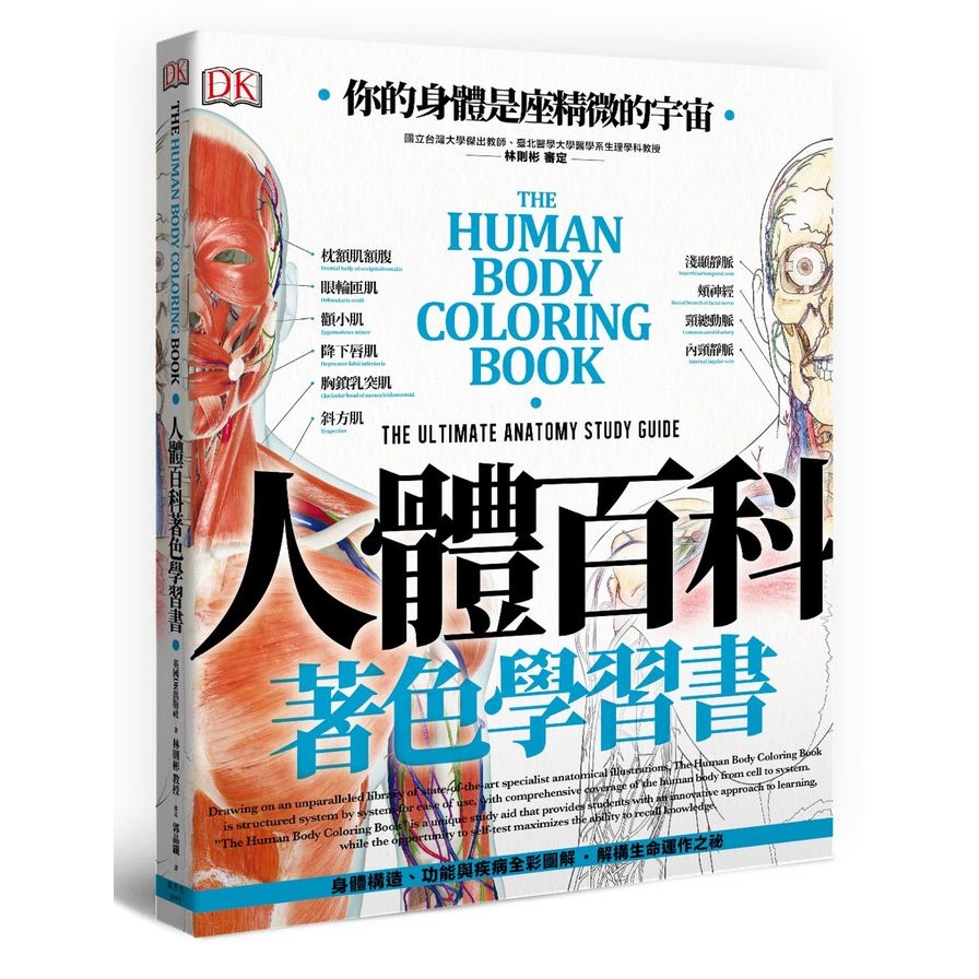 人體百科著色學習書(速效學習.了解人體構造) | 拾書所