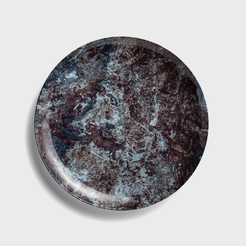 WAGA Earth Whisper Sapphire Crystal Plate 20cm_0