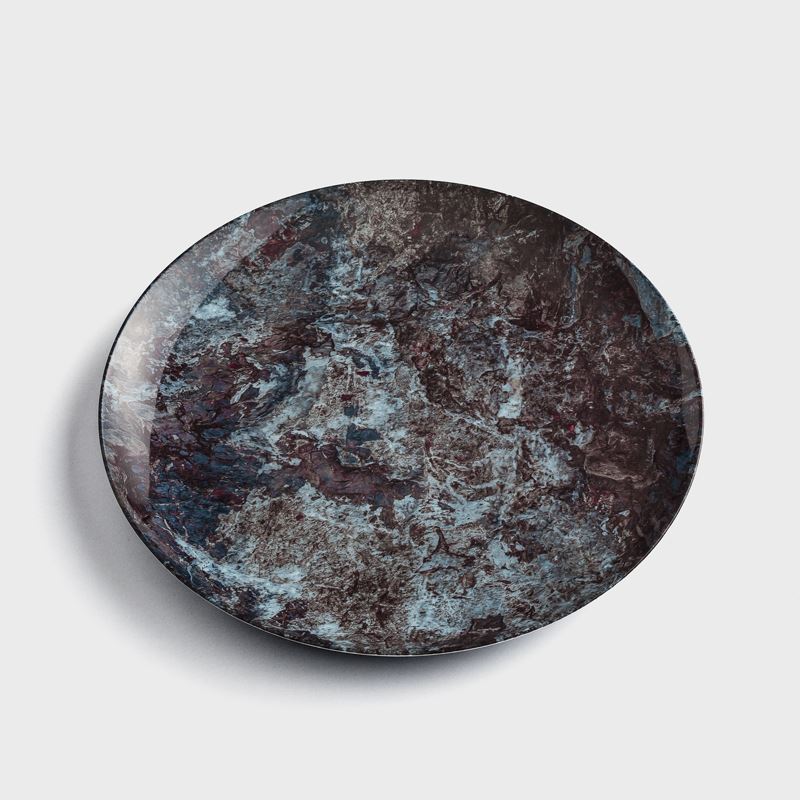 WAGA Earth Whisper Sapphire Crystal Plate 20cm_1