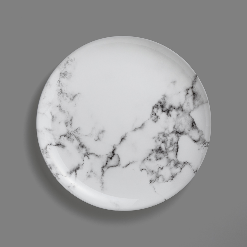 WAGA Earth Whisper White Jade Plate 20cm_0