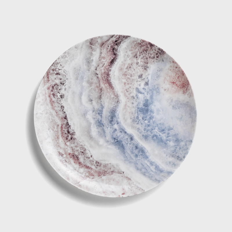 WAGA Earth Whisper Vibrant Waves Plate 20cm_0