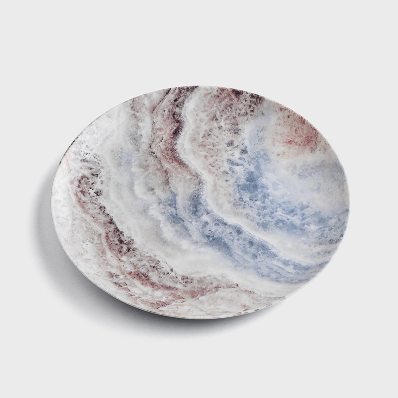 WAGA Earth Whisper Vibrant Waves Plate 20cm_1