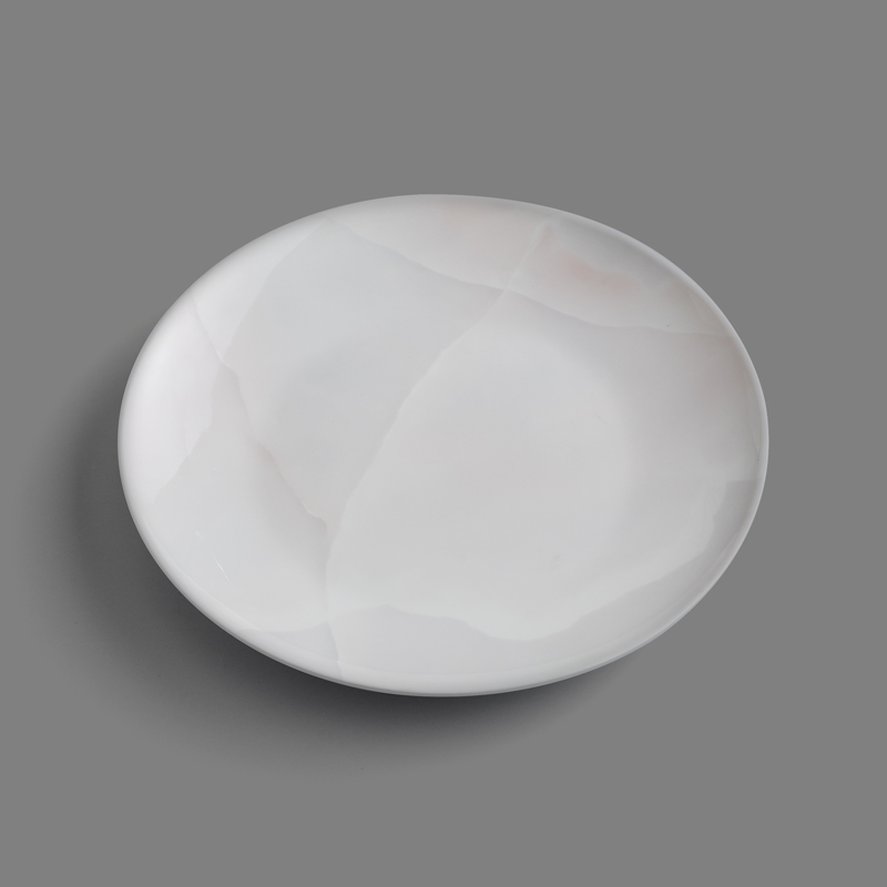 WAGA Earth Whisper Rose Peddle Plate Bone China Ceramic 20cm_1