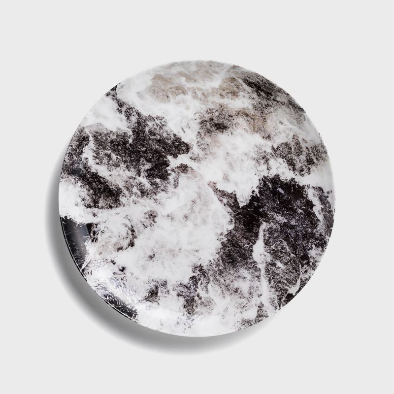 WAGA Earth Whisper Ink Expression Bone China Ceramic Plate 20cm_0