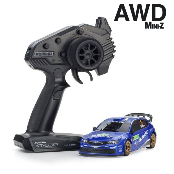 32614WR  MINI-Z AWD SUBARU IMPREZA WRC 2008 Readyset_0