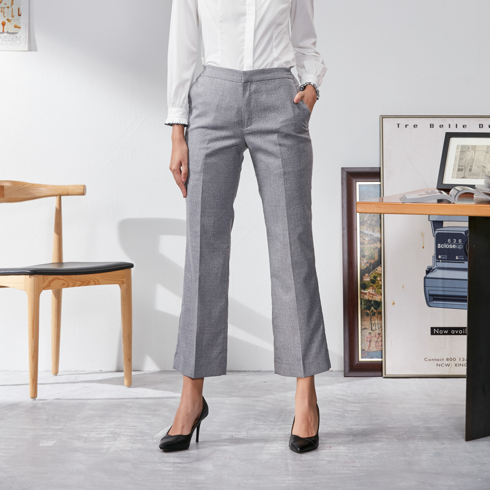 SST&C Women'S Gray Designer Suit Trousers | 7261909007  (Outlet)_1