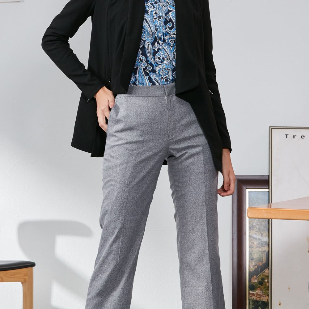 SST&C Women'S Gray Designer Suit Trousers | 7261909007  (Outlet)_3