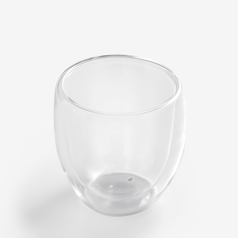 日式 圓潤晶透  250ml 雙層玻璃杯│單品_0