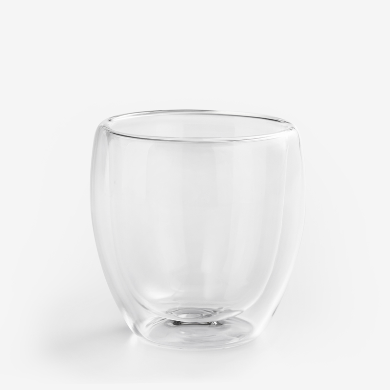 日式 圓潤晶透  250ml 雙層玻璃杯│單品_2