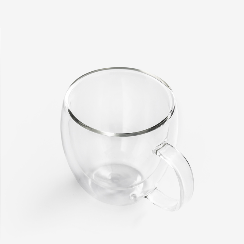 日式 圓潤晶透  250ml 雙層玻璃馬克杯│單品_0