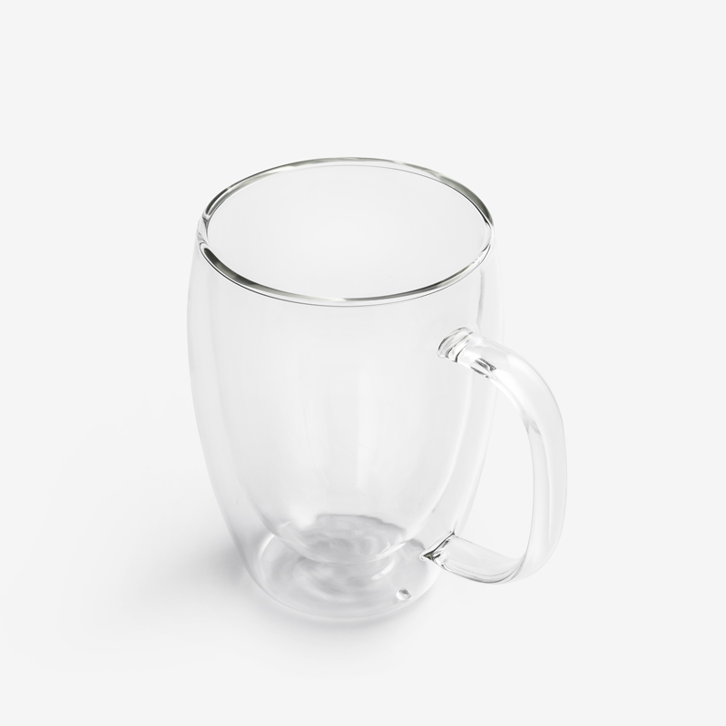 日式 圓潤晶透  300ml 雙層玻璃馬克杯│單品_0