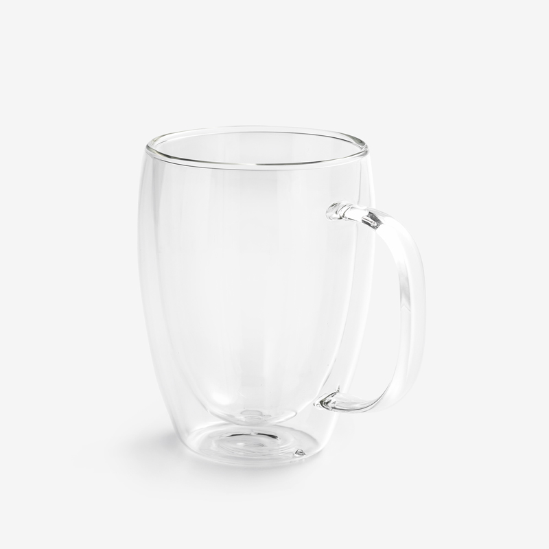 日式 圓潤晶透  300ml 雙層玻璃馬克杯│單品_2