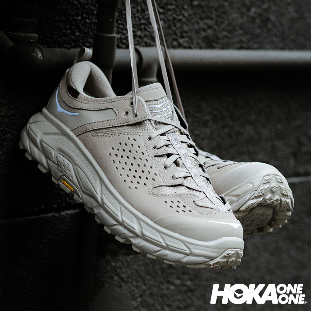 網路獨家 Tor Ultra Low 男鞋防水健行鞋簡灰褐hoka One One Ispo 伊仕柏