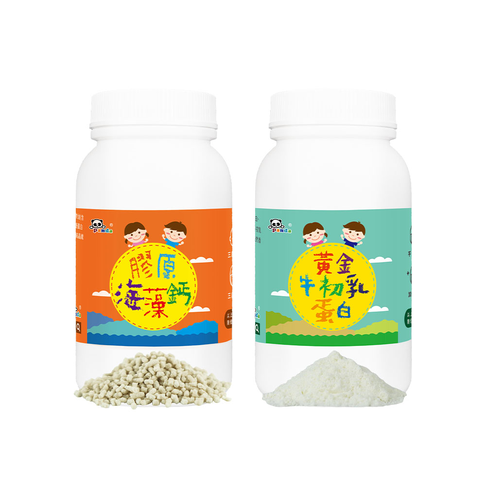 膠原海藻鈣粉+黃金牛初乳蛋白粉  | 含維生素D+維生素K  添加CPP、SN-2  成長關鍵海藻鈣 幼兒補鈣首選  |✅長肉首選  含雙重優質蛋白_1