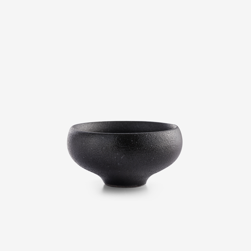 日式 薪火窯燒 50ml 陶瓷小皿｜黑栗｜單品_0