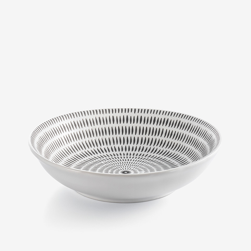 Swirl 14cm Ceramic Plate | White_0