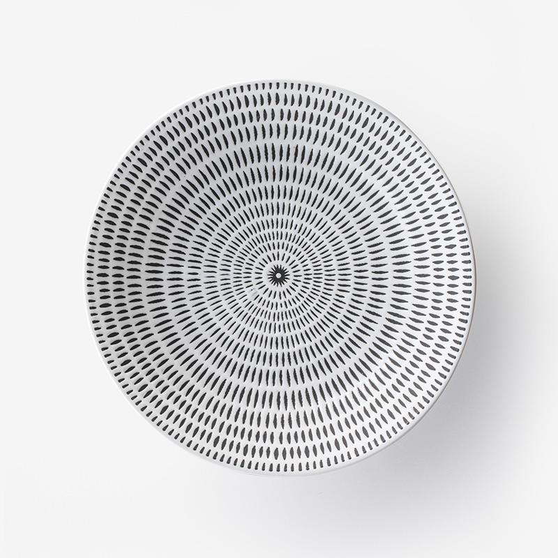 Swirl 14cm Ceramic Plate | White_1