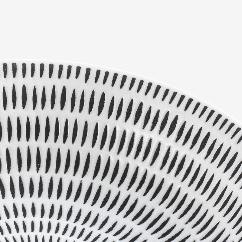 Swirl 14cm Ceramic Plate | White_2