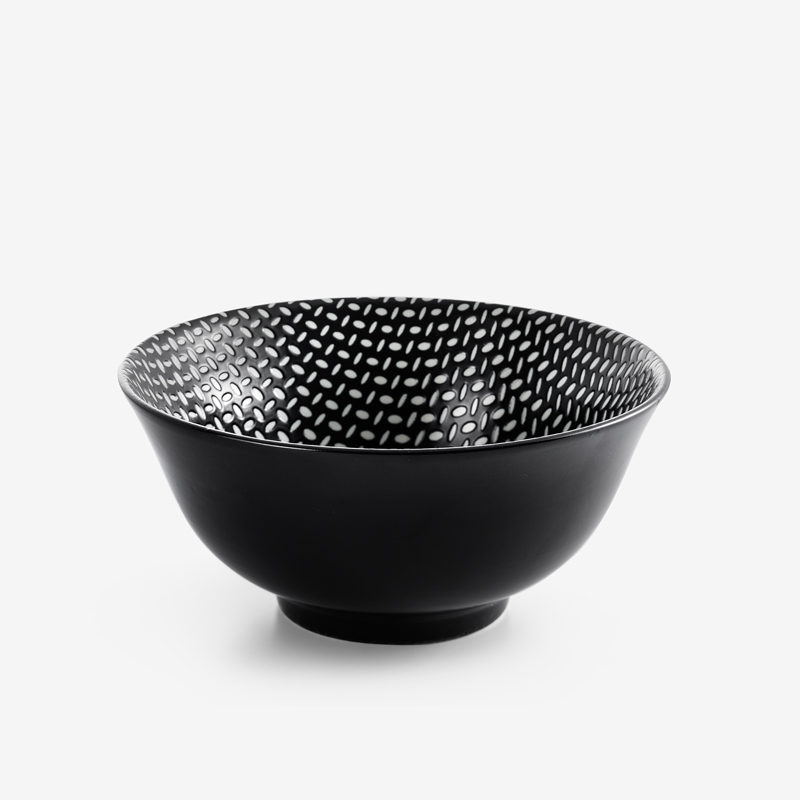 日式 十字圖騰 15.5CM 陶瓷圓碗│單品_2