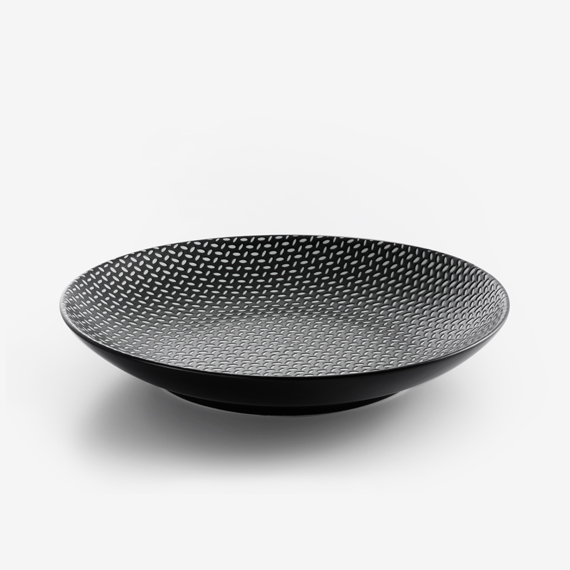 日式 十字圖騰25.5CM 陶瓷圓盤│單品_2