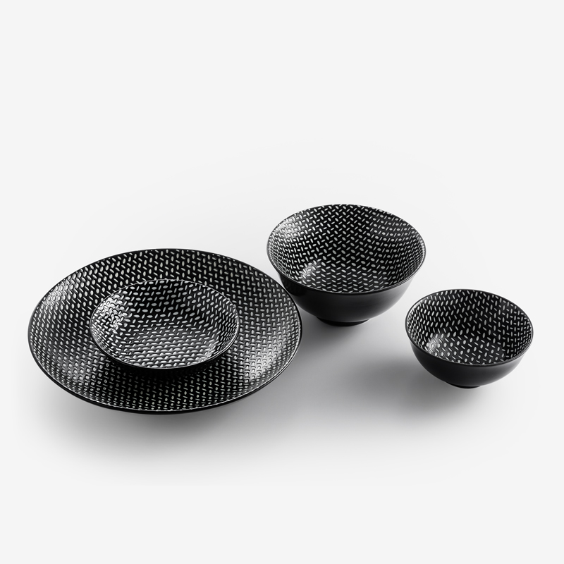 日式 十字圖騰25.5CM 陶瓷圓盤│單品_3