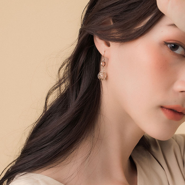 寵愛金絲雀．耳環/耳夾 NT$280