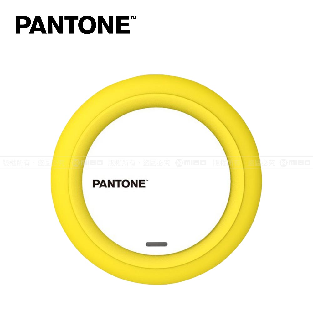 無線充電盤Qi認證 10W  繽紛黃【PANTONE 彩通】_0