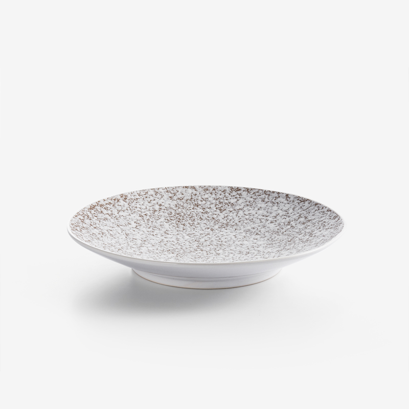 日式 雪花石紋 20cm 陶瓷圓盤｜單品_0