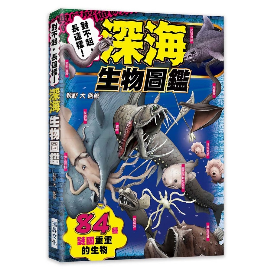 對不起長這樣深海生物圖鑑(84種謎團重重的生物) | 拾書所