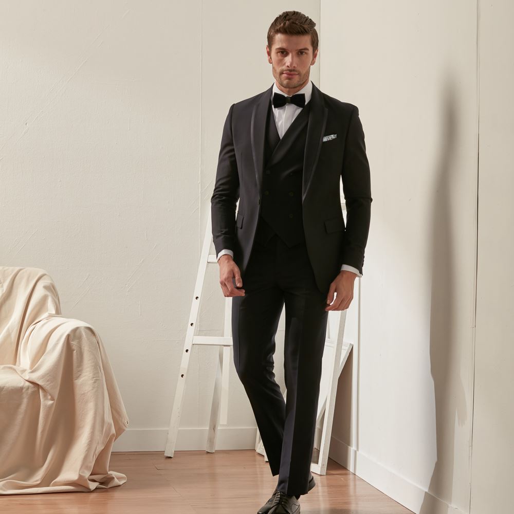 SST&C #Online Exclusive  Navy Slim Fit Evening Jacket | 0111911002  (Outlet)_5