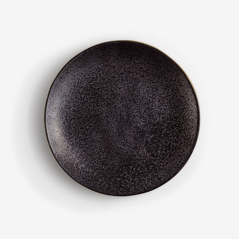 SHINE 20cm Ceramic Plate | Gray_1