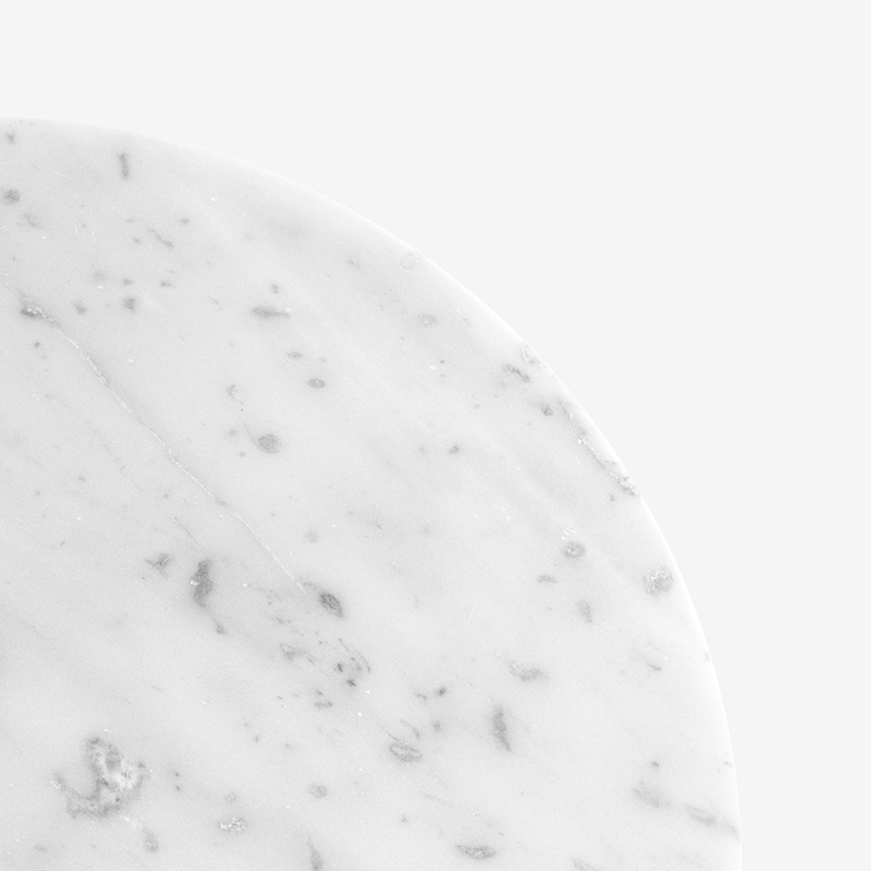 WAGA Earth Whisper Jade White Marble Flat Plate 31cm_2