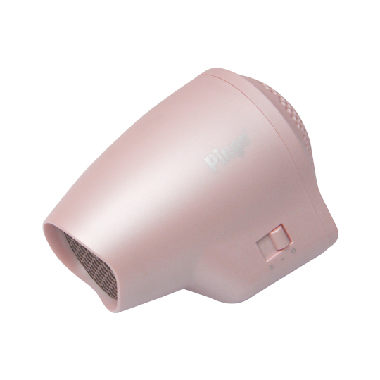 【PINGO台灣品工】Travel Qmini 極輕隨身掌型吹風機 (粉色)_3