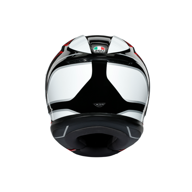 Agv K6 Hyphen 黑紅白全罩安全帽碳纖複合義大利品牌 Gd佳德騎士俱樂部