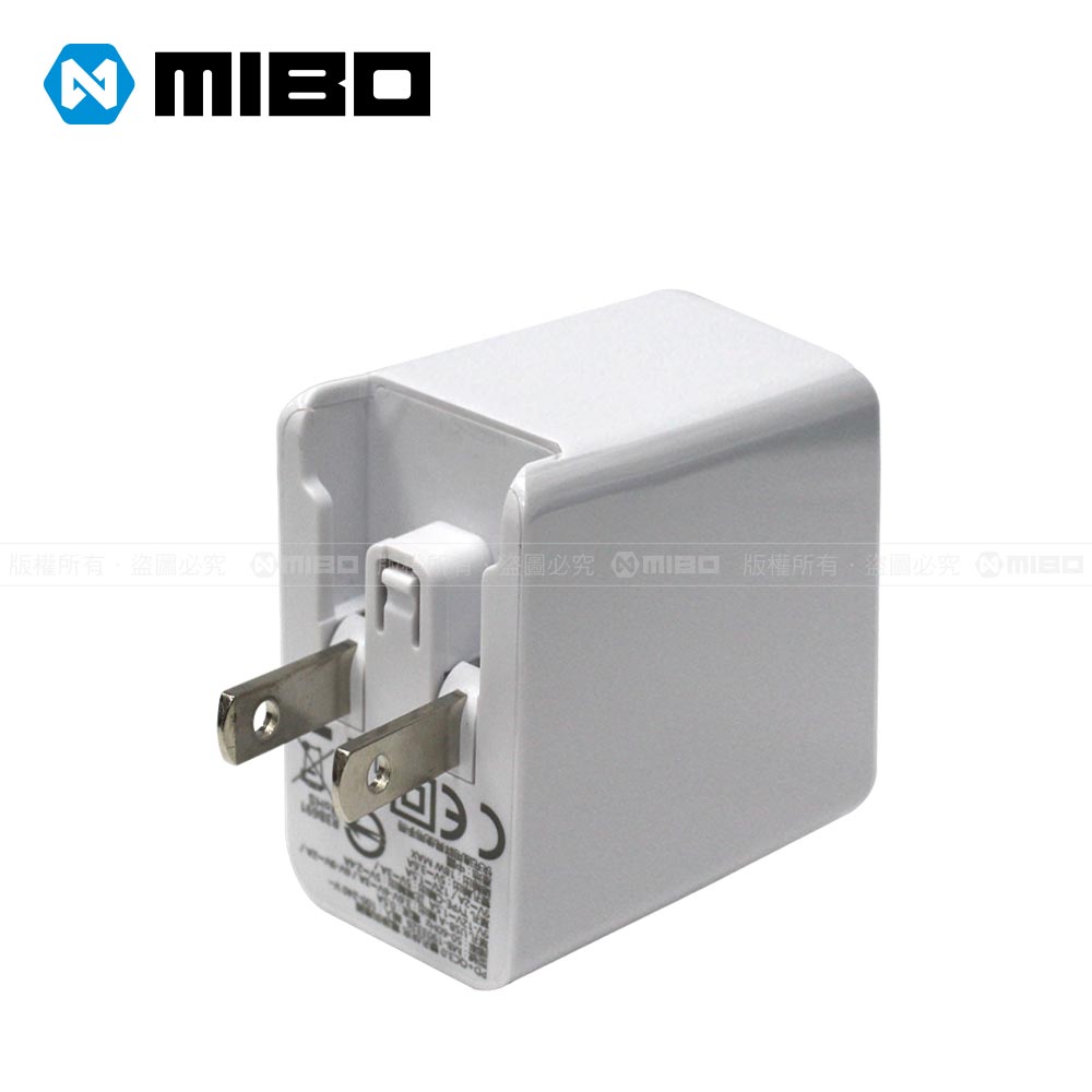 Mibo Pd Qc 3 0 雙快充usb 電源供應器 白色 Mibo 米寶人車生活精品