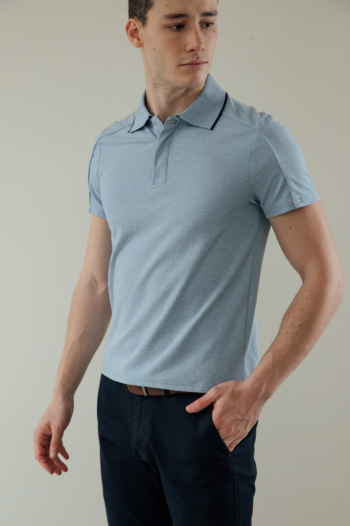 SST&C Light Blue Polo Shirt | 1012003006  (Outlet)_4