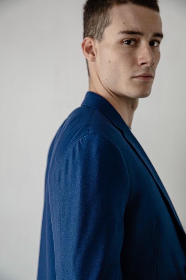 SST&C #Online Exclusive  Royal Blue Slim Fit Suit Jacket | 0112004005  (Outlet)_7