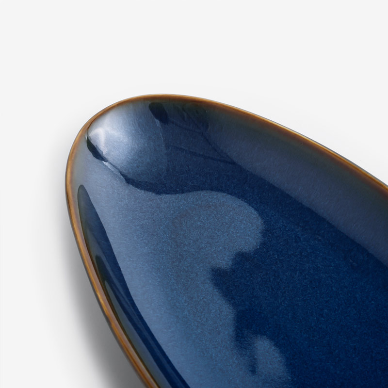 AZURE 40cm Ceramic Oval Plate_1