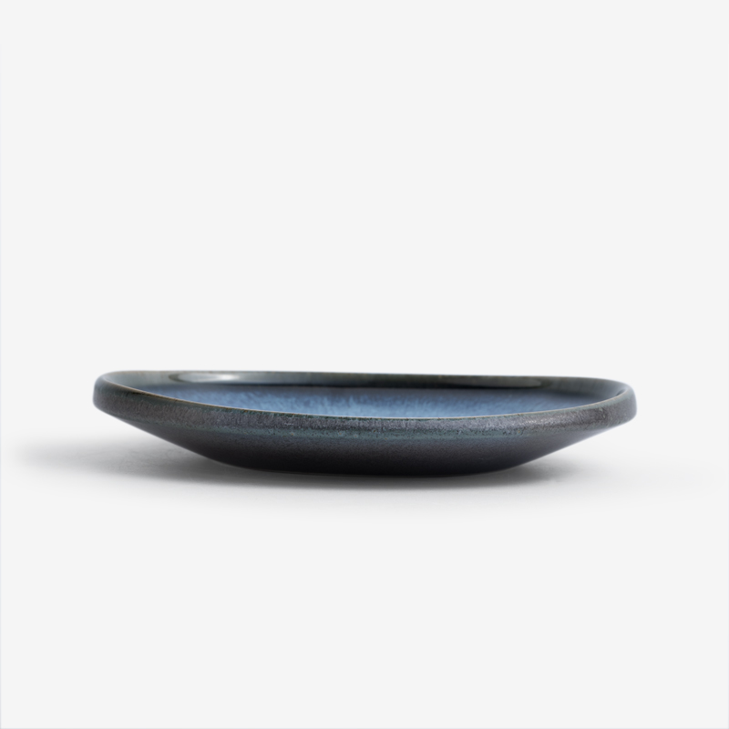 日式 紺青貓眼 18.5cm 陶瓷深盤│單品_1