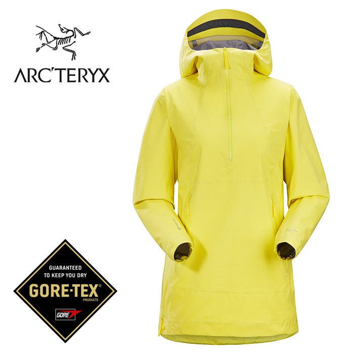 Arcteryx 始祖鳥加拿大 Venda 防水外套防水夾克風雨衣gore Tex 女款真力黃 25198 鄉野情戶外休閒專業中心