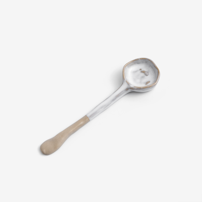 Touch 15cm Ceramic Spoon | Brown_0