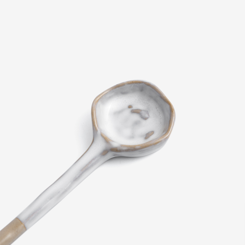Touch 15cm Ceramic Spoon | Brown_1