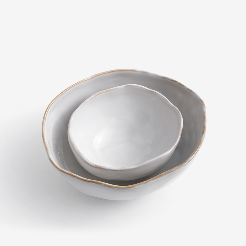 Touch 16cm Ceramic Bowl | Ivory_4
