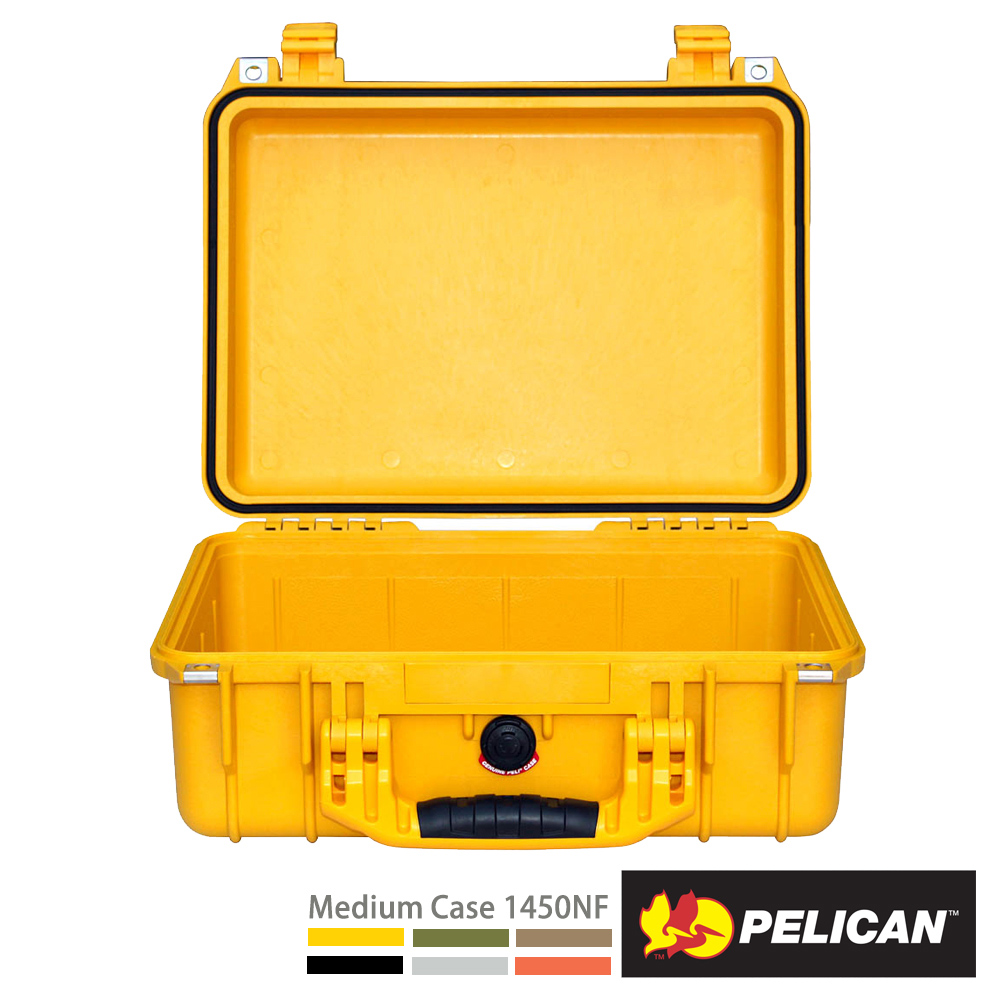 【預購】【PELICAN】1450NF 氣密箱 空箱 黃 公司貨_0