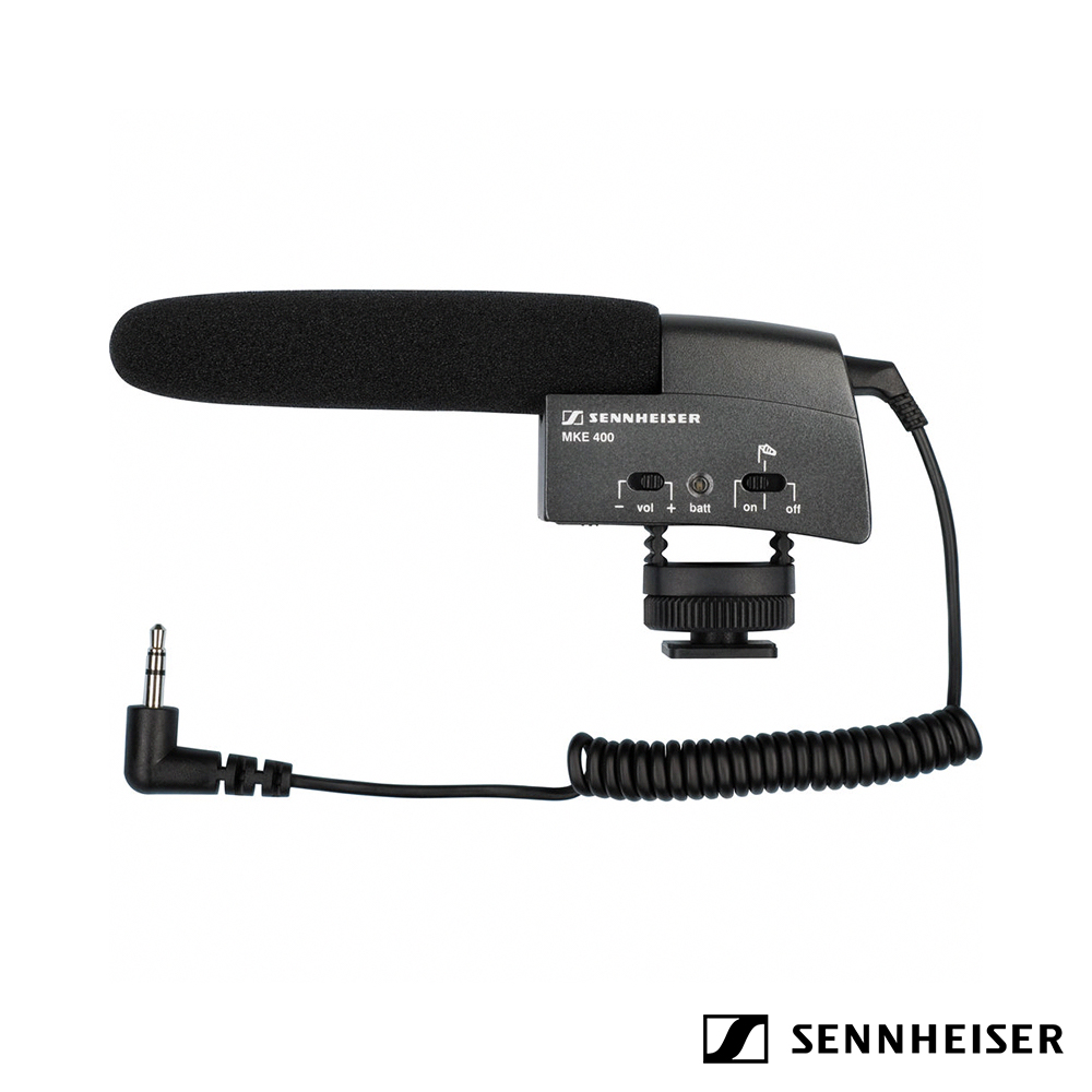 【Sennheiser】德國 聲海 MKE 400 熱靴式電容式收音麥克風 公司貨_0