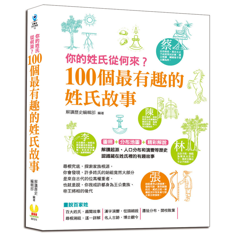 你的姓氏從何來(100個最有趣的姓氏故事) | 拾書所