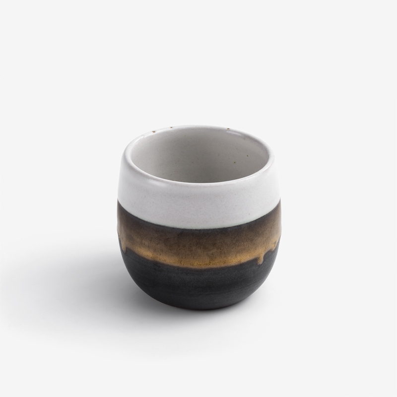 職人 銅釉白玉 150ml 陶瓷茶杯｜楓糖棕｜單品_0