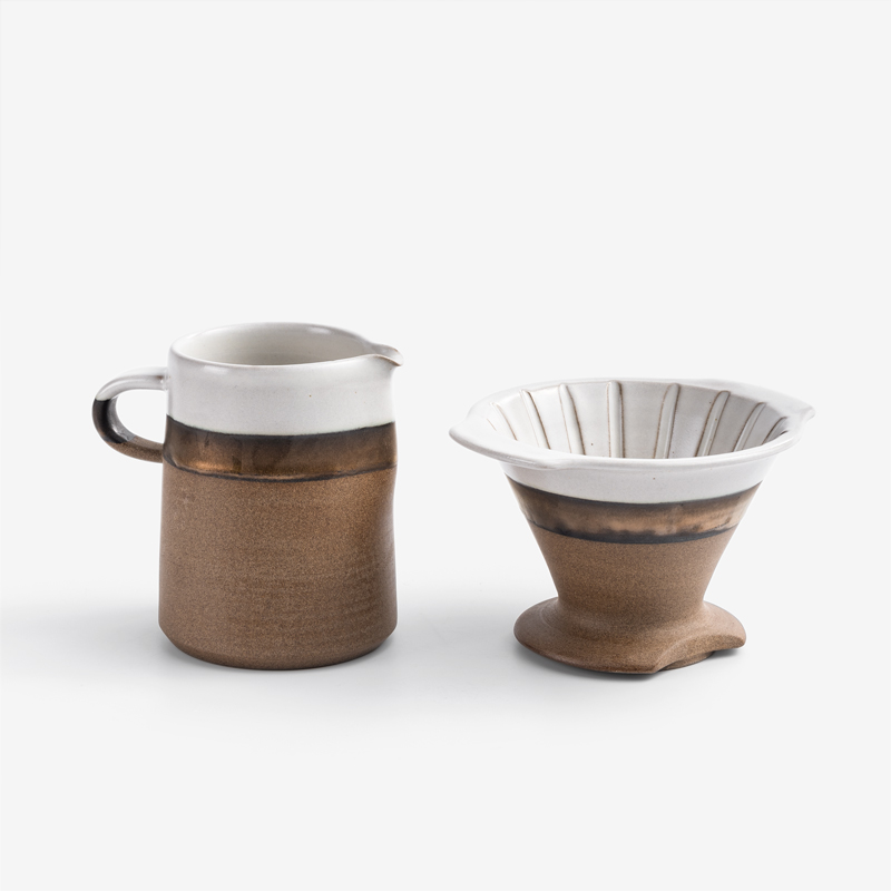 Jade 20.5cm Ceramic Coffee Dripper Set | Sugar_1