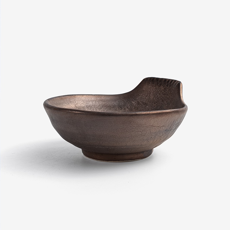 Ore 12cm Ceramic Saucer | Brown_1